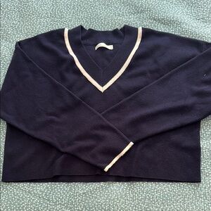 Blue plaid women’s Oak+Fort sweater